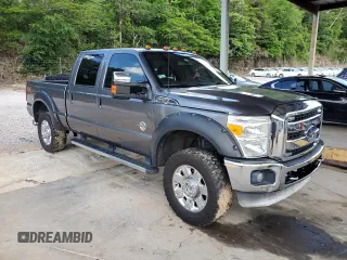 2014 Ford F-350 XLT with VIN 1FT8W3BTXEEA70450, listed as a Copart auction lot 55392315 with 167,895 mi miles and Salvage title. Bid and sale history available at DreamBid. Image 4.