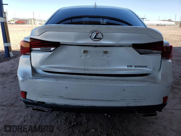 2017 Lexus IS 200t with VIN JTHBA1D27H5039530, listed as a Copart auction lot 52525875 with 115,730 mi miles and Salvage title. Bid and sale history available at DreamBid. Image 6.