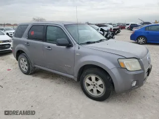 2008 Mercury Mariner with VIN 4M2CU81148KJ18358, listed as a Copart auction lot 43058485 with 263,132 mi miles and Salvage Title. Bid and sale history available at carsss.com. Image 4.