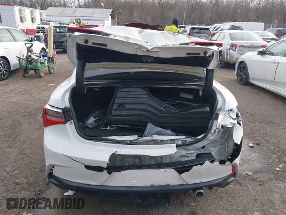 2022 Acura ILX Premium with VIN 19UDE2F76NA000154, listed as a IAAI auction lot 41599687 with 16,484 mi miles and . Bid and sale history available at DreamBid. Image 6.