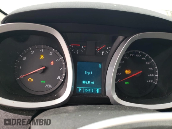 2011 Chevrolet Equinox LT w/2LT with VIN 2CNFLNEC0B6469421, listed as a Copart auction lot 52861345 with 104,412 mi miles and Clean Title. Bid and sale history available at carsss.com. Image 9.