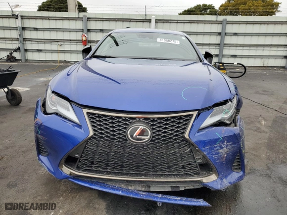 2019 Lexus RC with VIN JTHHA5BC3K5009509, listed as a Copart auction lot 41960275 with 19,631 mi miles and Salvage Title. Bid and sale history available at carsss.com. Image 5.