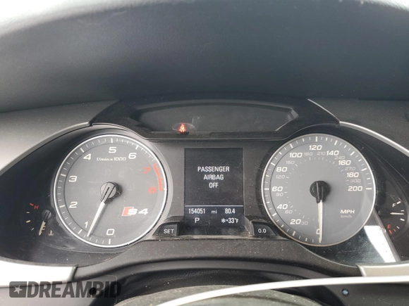2010 Audi S4 Premium Plus with VIN WAUBGAFL2AA106292, listed as a Copart auction lot 88217315 with 154,051 mi miles and Salvage Title. Bid and sale history available at carsss.com. Image 9.