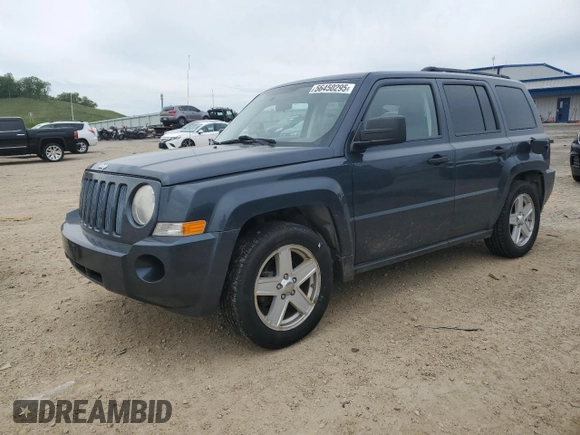 2007 Jeep Patriot Sport с VIN 1J8FF28W37D365202, выставлен на аукционе Copart как лот 56450295 с пробегом 110 302 миль миль и На запчасти • Non repairable. История ставок и продаж доступна на DreamBid. Изображение 1.