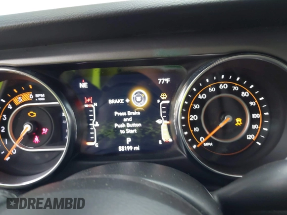2022 Jeep Gladiator Willys with VIN 1C6JJTAMXNL137237, listed as a IAAI auction lot 41947651 with 55,199 mi miles and . Bid and sale history available at DreamBid. Image 7.