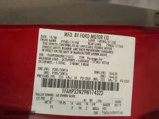 2009 Ford Focus SE with VIN 1FAHP32N29W174323, listed as a Copart auction lot 87412164 with NaN miles and Salvage Title. Bid and sale history available at carsss.com. Image 12.