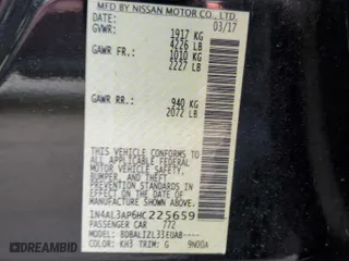 2017 Nissan Altima 2.5 SV with VIN 1N4AL3AP6HC225659, listed as a Copart auction lot 48248675 with 159,038 mi miles and Salvage Title. Bid and sale history available at carsss.com. Image 12.