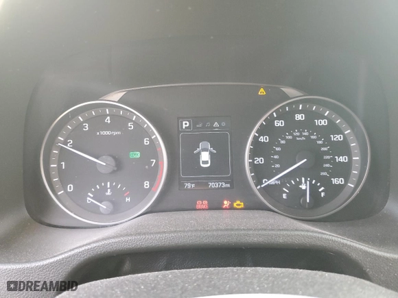 2018 Hyundai Elantra SEL with VIN 5NPD84LF4JH361799, listed as a Copart auction lot 43797695 with 70,373 mi miles and Salvage Title. Bid and sale history available at carsss.com. Image 9.