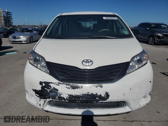 2013 Toyota Sienna L with VIN 5TDZK3DC3DS396354, listed as a Copart auction lot 46595645 with 429,245 mi miles and Salvage Title. Bid and sale history available at carsss.com. Image 5.