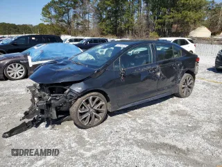2021 Toyota Corolla SE with VIN JTDS4MCE9MJ074027, listed as a Copart auction lot 47763475 with 59,291 mi miles and Salvage Title. Bid and sale history available at carsss.com. Image 1.