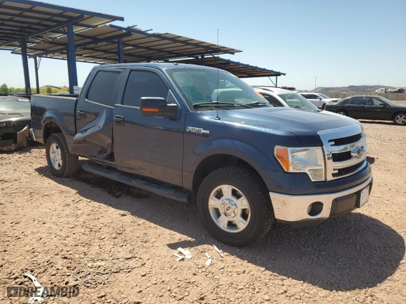 2014 Ford F-150 XL with VIN 1FTEW1CM4EFC95603, listed as a Copart auction lot 52089735 with 101,959 mi miles and Salvage Title. Bid and sale history available at carsss.com. Image 4.