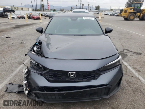 2025 Honda Civic Sport z VIN 19XFL2H83SE010135, wystawiony jako Copart lot #53085035 z przebiegiem 4183 mil mil oraz Szkoda całkowita • Salvage title. Historia ofert i sprzedaży dostępna na DreamBid. Obrazek 5.