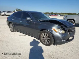 2011 Infiniti M37 with VIN JN1BY1AP9BM326655, listed as a Copart auction lot 82485374 with 163,687 mi miles and Salvage Title. Bid and sale history available at carsss.com. Image 4.