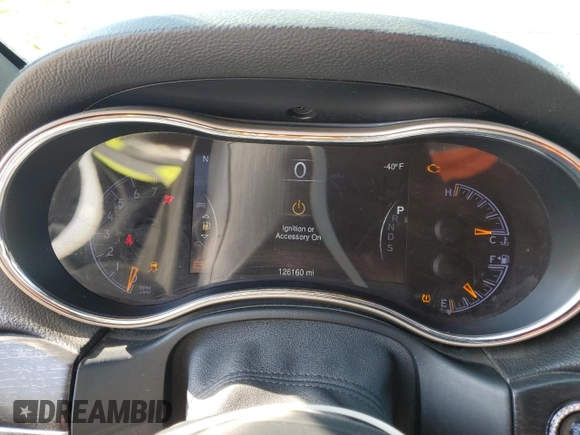 2014 Jeep Grand Cherokee Limited with VIN 1C4RJEBG7EC152049, listed as a Copart auction lot 55172175 with 126,160 mi miles and Salvage Title. Bid and sale history available at DreamBid. Image 9.