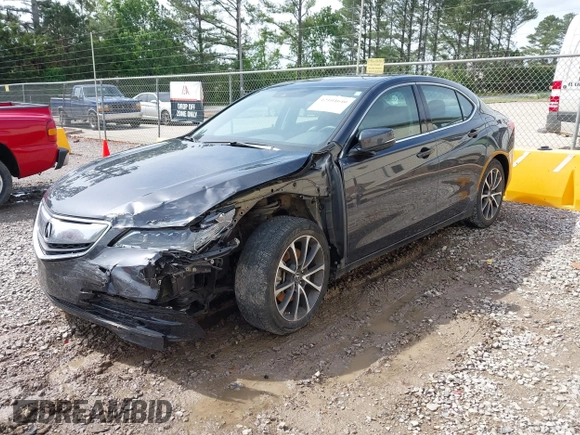 2015 Acura TLX Technology with VIN 19UUB2F56FA001958, listed as a IAAI auction lot 42104640 with 61,572 mi miles and . Bid and sale history available at DreamBid. Image 2.