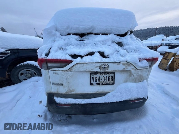 2019 Toyota RAV4 LE with VIN JTMH1RFV6KJ007894, listed as a Copart auction lot 78693314 with 0 mi miles and Salvage Title. Bid and sale history available at carsss.com. Image 6.