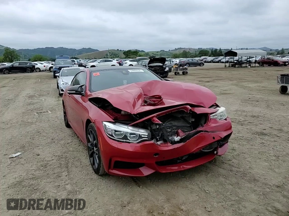 2016 BMW 4 Series 435i with VIN WBA3R1C54GK529351, listed as a Copart auction lot 53842235 with 94,757 mi miles and Salvage title. Bid and sale history available at DreamBid. Image 13.