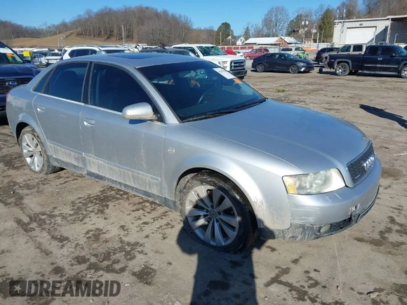 2004 Audi A4 3.0L with VIN WAULT68EX4A011883, listed as a IAAI auction lot 41694203 with 154,968 mi miles. Bid and sale history available at carsss.com. Image 1.
