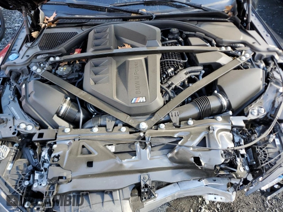 2024 BMW M4 Competition xDrive with VIN WBS33BA00RCP85798, listed as a Copart auction lot 79909674 with 3,429 mi miles and Clean Title. Bid and sale history available at carsss.com. Image 11.