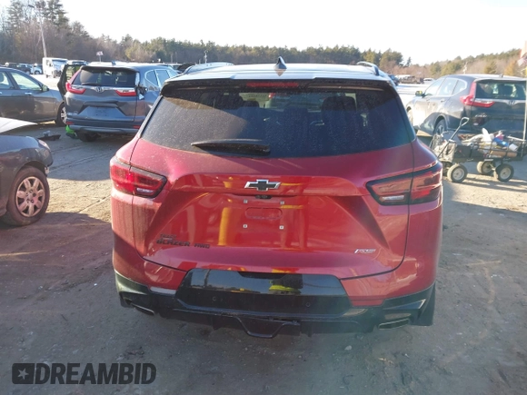2023 Chevrolet Blazer RS with VIN 3GNKBKRS3PS220035, listed as a IAAI auction lot 41335553 with 21,739 mi miles and . Bid and sale history available at DreamBid. Image 16.