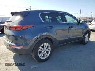 2018 Kia Sportage LX with VIN KNDPM3AC9J7321380, listed as a Copart auction lot 46632385 with 120,185 mi miles and Salvage Title. Bid and sale history available at carsss.com. Image 3.