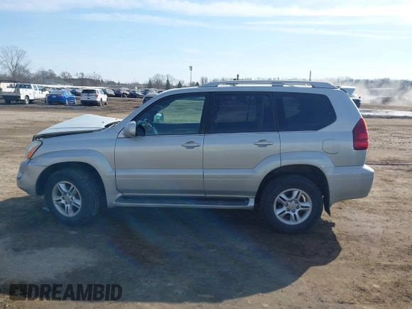 2005 Lexus GX 470 with VIN JTJBT20X250085307, listed as a IAAI auction lot 41783340 with 259,386 mi miles. Bid and sale history available at carsss.com. Image 14.