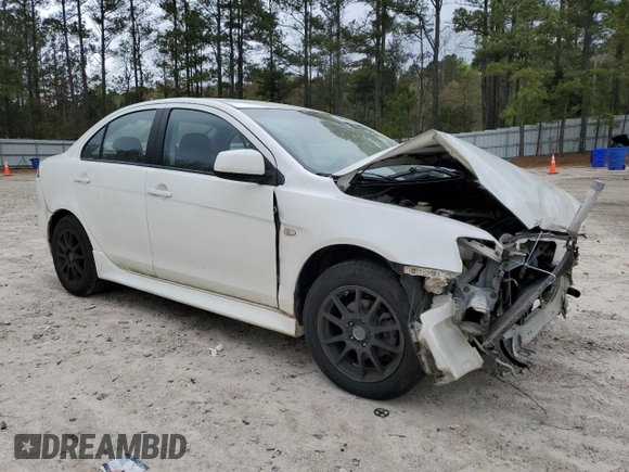 2010 Mitsubishi Lancer ES with VIN JA32U2FU2AU026420, listed as a Copart auction lot 51622115 with 207,817 mi miles and Salvage Title. Bid and sale history available at carsss.com. Image 4.