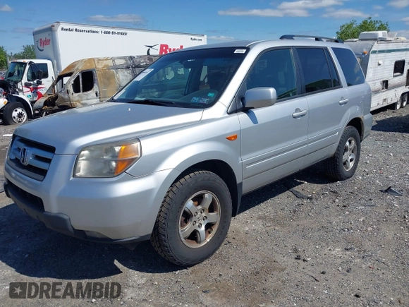2007 Honda Pilot EX-L z VIN 2HKYF18537H509505, wystawiony jako IAAI lot #42307597 z przebiegiem 223 189 mil mil oraz . Historia ofert i sprzedaży dostępna na DreamBid. Obrazek 2.