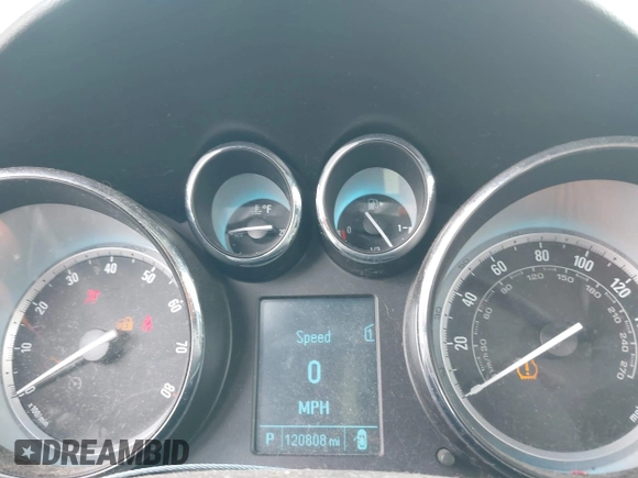 2012 Buick Verano with VIN 1G4PP5SK1C4157437, listed as a IAAI auction lot 42511580 with 120,808 mi miles and . Bid and sale history available at DreamBid. Image 7.