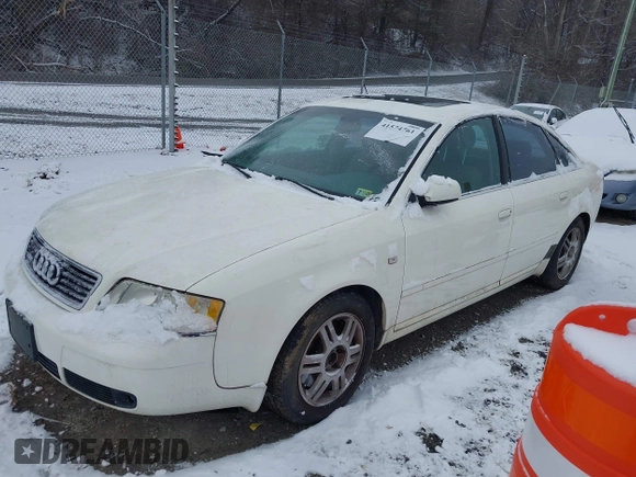 2001 Audi A6 with VIN WAUED54B01N124130, listed as a IAAI auction lot 41574761 with 137,069 mi miles. Bid and sale history available at carsss.com. Image 2.