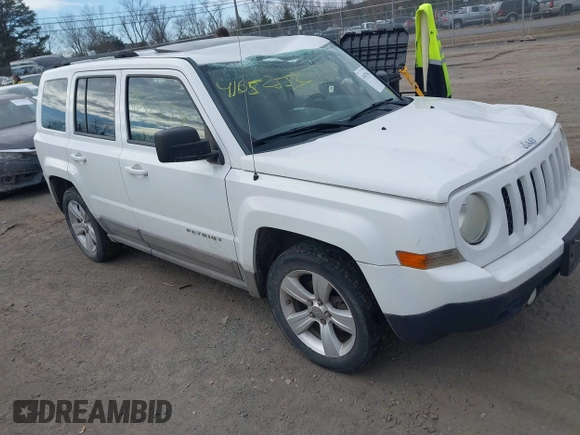 2011 Jeep Patriot Latitude with VIN 1J4NT1GB4BD126488, listed as a IAAI auction lot 41652554 with 179,724 mi miles. Bid and sale history available at carsss.com. Image 1.