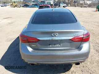 2021 Infiniti Q50 Luxe with VIN JN1EV7BR5MM751785, listed as a IAAI auction lot 41817093 with 48,331 mi miles and . Bid and sale history available at DreamBid. Image 16.