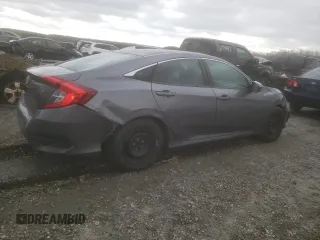 2019 Honda Civic Sedan LX with VIN 19XFC2F68KE027773, listed as a Copart auction lot 46842345 with 140,519 mi miles and Salvage Title. Bid and sale history available at carsss.com. Image 3.
