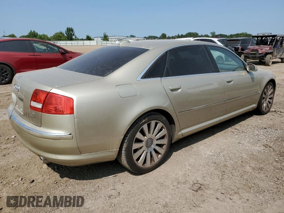2004 Audi A8 with VIN WAUML44E14N006398, listed as a Copart auction lot 64504114 with Not provided miles and Non repairable. Bid and sale history available at DreamBid. Image 3.