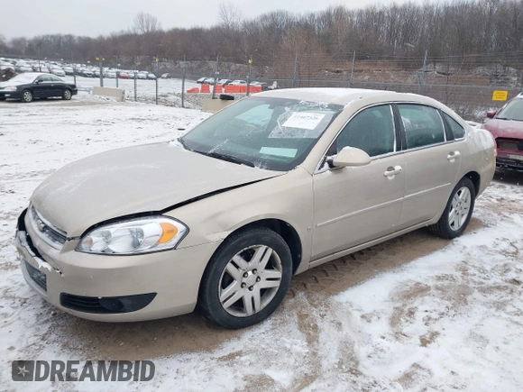 2008 Chevrolet Impala LT with VIN 2G1WC583X89255441, listed as a IAAI auction lot 41407326 with 137,257 mi miles and . Bid and sale history available at DreamBid. Image 2.