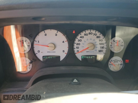 2005 Dodge Ram 2500 SLT with VIN 3D7KR28CX5G775102, listed as a Copart auction lot 67209364 with 212,814 mi miles and Salvage Title. Bid and sale history available at carsss.com. Image 9.