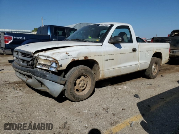 1999 Dodge Dakota SLT with VIN 1B7FL26X0XS273052, listed as a Copart auction lot 73429864 with 177,094 mi miles and Salvage Title. Bid and sale history available at carsss.com. Image 1.