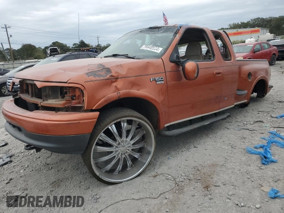 1999 Ford F-150 XL with VIN 1FTRX08L7XKB50493, listed as a Copart auction lot 79948554 with Not provided miles and Non repairable. Bid and sale history available at DreamBid. Image 1.