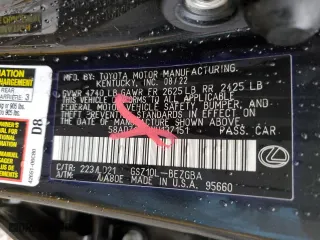 2022 Lexus ES with VIN 58ADZ1B13NU137151, listed as a Copart auction lot 44753345 with 5,034 mi miles and Salvage Title. Bid and sale history available at carsss.com. Image 13.