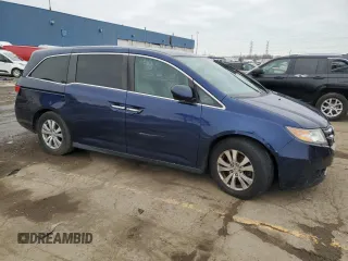 2016 Honda Odyssey EX-L with VIN 5FNRL5H68GB009674, listed as a Copart auction lot 50263385 with 159,752 mi miles and Clean Title. Bid and sale history available at carsss.com. Image 4.