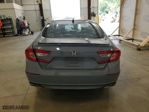2022 Honda Accord Sedan Sport SE with VIN 1HGCV1F45NA082115, listed as a Copart auction lot 62451064 with 0 mi miles and Salvage Title. Bid and sale history available at carsss.com. Image 6.