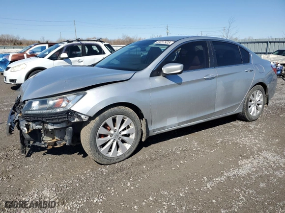 2014 Honda Accord Sedan LX with VIN 1HGCR2F35EA801283, listed as a Copart auction lot 50897925 with 146,203 mi miles and Salvage Title. Bid and sale history available at carsss.com. Image 1.