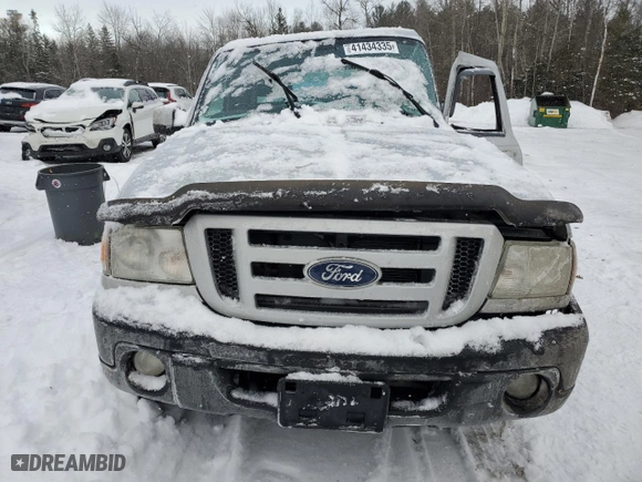 2011 Ford Ranger XLT with VIN 1FTKR4EE0BPA78797, listed as a Copart auction lot 41434335 with 0 mi miles and Salvage Title. Bid and sale history available at carsss.com. Image 5.