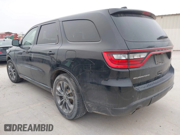 2019 Dodge Durango GT Plus with VIN 1C4RDHDG0KC779693, listed as a IAAI auction lot 41634434 with 122,104 mi miles and . Bid and sale history available at carsss.com. Image 3.
