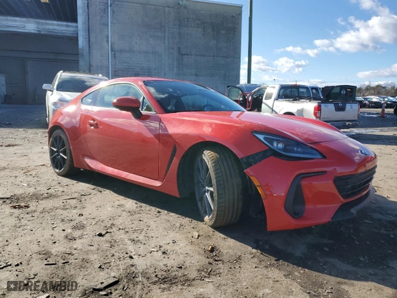 2023 Subaru BRZ Limited with VIN JF1ZDBF17P8702650, listed as a Copart auction lot 87126474 with 16,767 mi miles and Salvage Title. Bid and sale history available at carsss.com. Image 4.