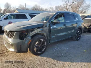 2025 Kia Sorento Hybrid EX with VIN KNDRHDJG6S5317452, listed as a Copart auction lot 87429884 with 1,933 mi miles and Salvage Title. Bid and sale history available at carsss.com. Image 1.