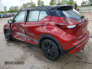 2021 Nissan Kicks SR z VIN 3N1CP5DV8ML537710, wystawiony jako Copart lot #56881755 z przebiegiem 27 402 mil mil oraz Szkoda całkowita • Salvage title. Historia ofert i sprzedaży dostępna na DreamBid. Obrazek 2.
