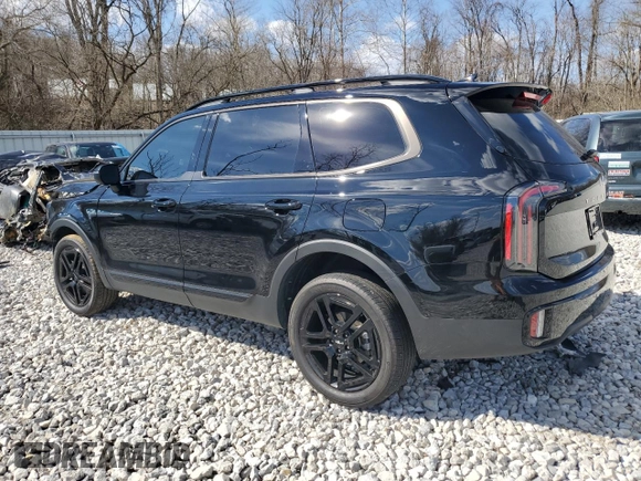 2024 Kia Telluride EX X-Line z VIN 5XYP3DGCXRG541965, wystawiony jako Copart lot #50863405 z przebiegiem 12 496 mil mil oraz Szkoda całkowita • Salvage title. Historia ofert i sprzedaży dostępna na DreamBid. Obrazek 2.