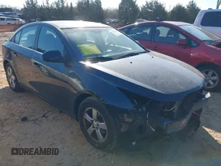2016 Chevrolet Cruze Limited LT with VIN 1G1PE5SB8G7101633, listed as a IAAI auction lot 41888539 with 107,887 mi miles. Bid and sale history available at carsss.com. Image 1.