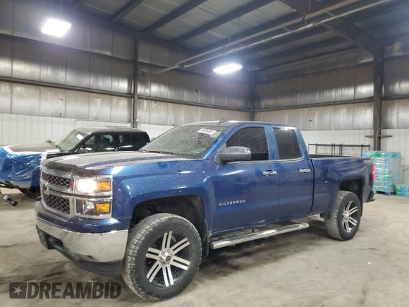 2015 Chevrolet Silverado 1500 LS with VIN 1GCVKPEC0FZ447511, listed as a Copart auction lot 49306865 with 50,576 mi miles and Salvage Title. Bid and sale history available at DreamBid. Image 1.